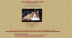 Desktop Screenshot of maggielanecats.com